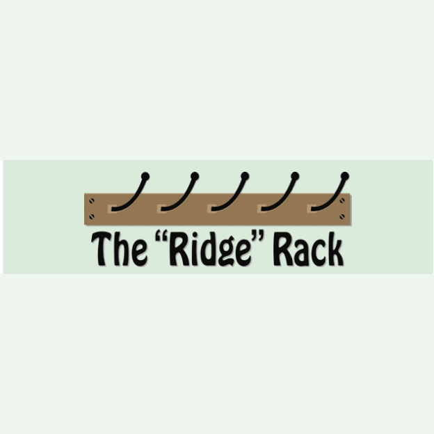 The Ridge Rack banner with hanging hooks